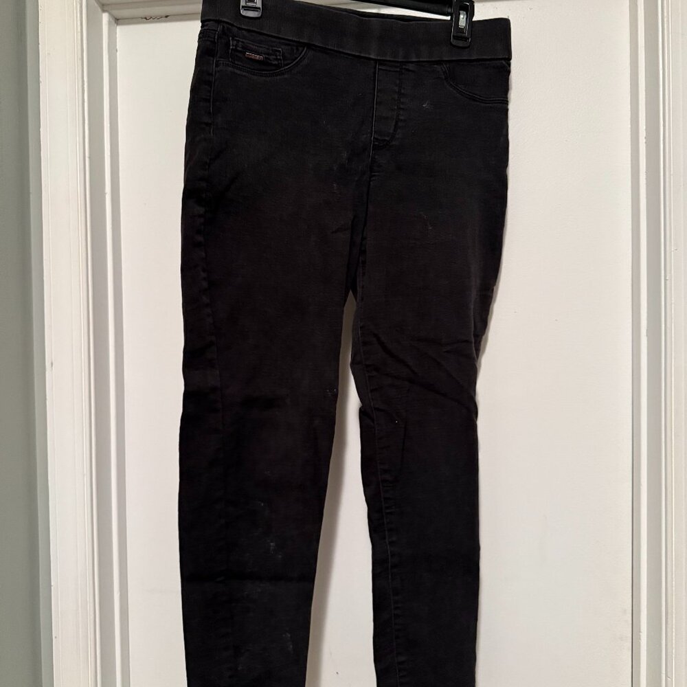 Black and Burgandy Jeggings- Nine West